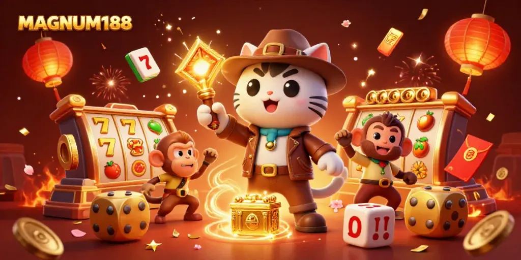 Experience thrilling jackpots at MAGNUM188 with a vibrant casino adventure.
