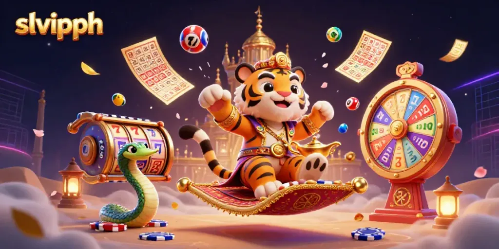 Generate winning strategies at slvipph with a vibrant scene of illuminated slot reels and energetic casino elements.